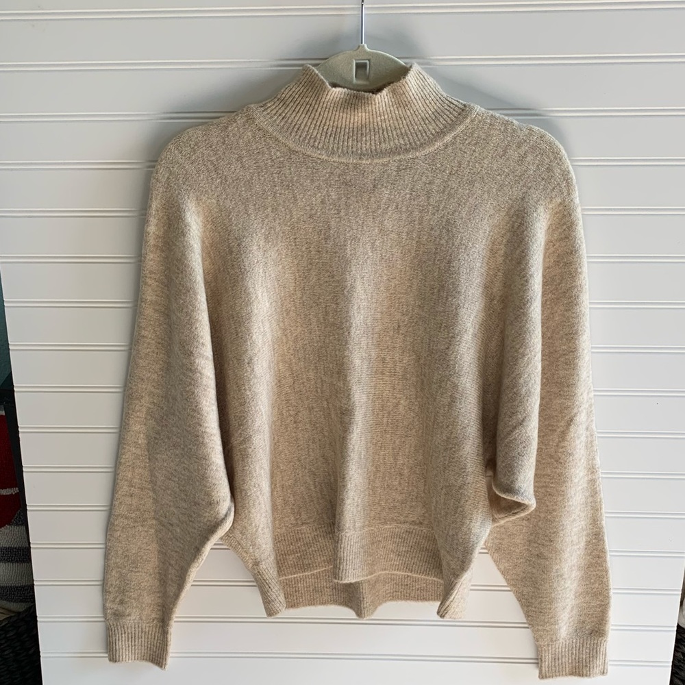H&M Mock Turtleneck Bat Wing Sweater